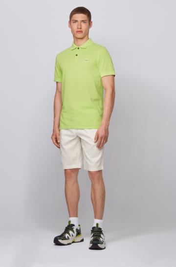 Koszulki Polo BOSS Slim Fit Żółte Męskie (Pl20422)